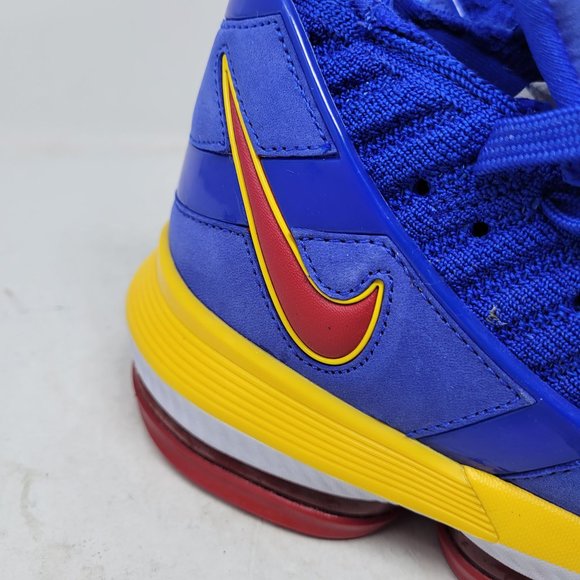 Nike Lebron XVI 16 SB SuperBron Racer Blue Varsity Red Maize White CD245… - Picture 12 of 16